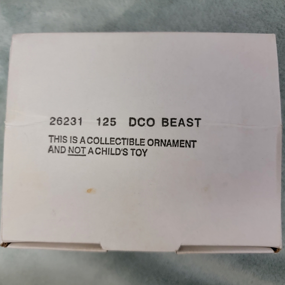 DISNEY DCO BEAST Collectible ornament